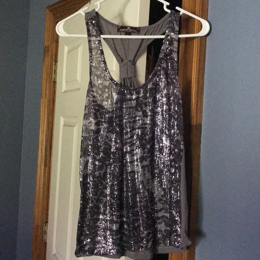 Shiny Racerback Tank
